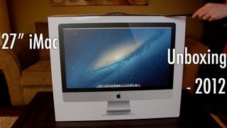 27quot iMac Unboxing  Late 2012 Fully Specd Model [upl. by Bazluke]