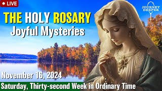 🔴 Rosary Saturday Joyful Mysteries of the Rosary November 16 2024 Praying together [upl. by Timms451]