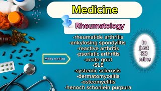 Rheumatology Rheumatoid Arthritis Ankylosing Spondylitis Reactive Arthritis Psoriatic Arthritis [upl. by Amrak43]