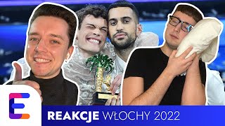 Mahmood e Blanco  Brividi Eurowizja 2022 Włochy  Reakcje na zwycięzców Sanremo [upl. by Eceerehs957]