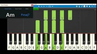 Vanandhi Vanangal Kollathavare Keyboard Chords A Minor 34 Waltz Tempo 115 வானாதி வானங்கள் Franklin [upl. by Kenaz]