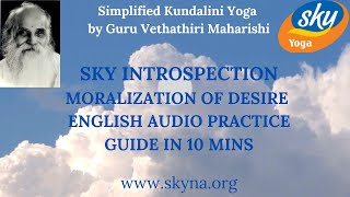 Introspection  Moralization of Desire  PRACTICE ALONG  English Audio Guide  SkyYoga  BeBlessed [upl. by Bianka]