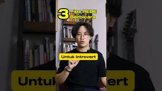 3 Tips PEDE Berbicara Untuk Introvert WAJIB DITONTON ilmukomunikasi [upl. by Andrea]