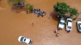 Sobrevoo Enchente Rio Doce em Governador Valadares MG 11012022  4K inundação  Parte 1 [upl. by Euseibbob]