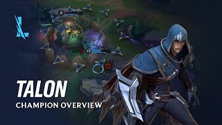 Talon Champion Overview  Gameplay  League of Legends Wild Rift [upl. by Natek]