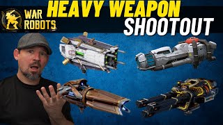 War Robots Heavy Weapon Shootout  Redeemer  Decay  Subduer  ULT Avenger [upl. by Atreb998]