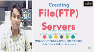 21 FTP Server Kaise bnaye  Computer Networking [upl. by Ailecra]