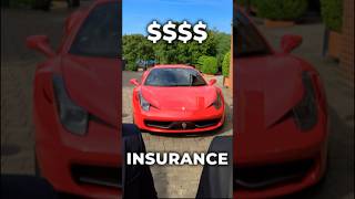 How Much Does Ferrari Insurance ACTUALLY Cost [upl. by Elvera192]