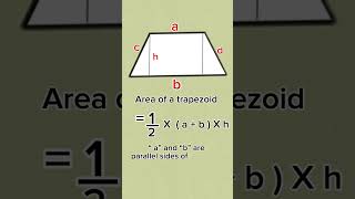 The Trapezoid formula maths trapezoid mathformula formula [upl. by Aruam462]