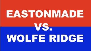 EASTONMADE AXIS vs WOLFE RIDGE 17VS VERTICAL WOOD SPLITTERS [upl. by Daenis]