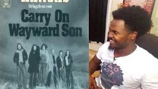 Kansas Carry On Wayward Son Reaction [upl. by Ynnhoj654]