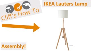 IKEA LAUTERS Lamp Assembly [upl. by Oiruam242]