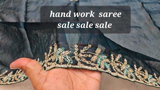 hand work saree saleKhatu Shree Sarees Contact 98180338449999047958 [upl. by Kandy155]