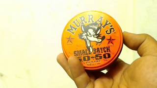 Murrays Small batch 50  50 Special edition  Pomade Review [upl. by Vescuso]