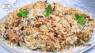 White Chicken Biryani Recipe For 12 KG BASMATI Rice Chicken Biryani For Dawat Eid  Any Occasion [upl. by Coraline]