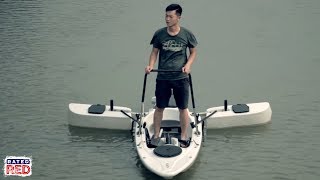 Stand With Ease on Fissot’s Folding Fishing Kayak [upl. by Hess493]