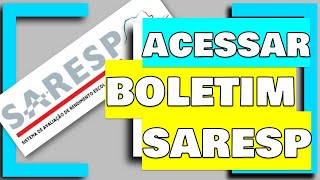 Acessar Boletim SARESP [upl. by Nennerb896]