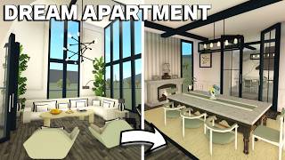 BUILDING MY DREAM APARTMENT In BLOXBURG [upl. by Larimor295]