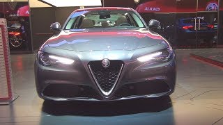 Alfa Romeo Giulia Lusso 22 Turbo Diesel 180 hp RWD AT8 2017 Exterior and Interior [upl. by Arreit]