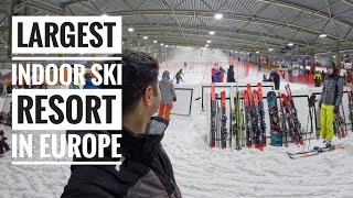 Largest Indoor Ski Resort in EUROPE  Snow World Landgraaf The Netherlands 4K [upl. by Uri952]