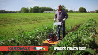 Features amp Benefits of the YARDMAX Front Tine Tiller [upl. by Rosamond]