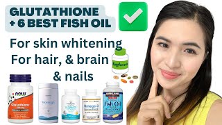 NOW GLUTATHIONE  6 BEST FISH OILS For Skin Whitening [upl. by Omar]