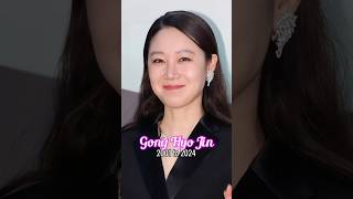 Gong Hyo Jin evolution from 2001 to 2024 [upl. by Dumah]