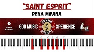 Saint Esprit  Dena Mwana  Piano Tutoriel  DébutantIntermédiaire [upl. by Benia]