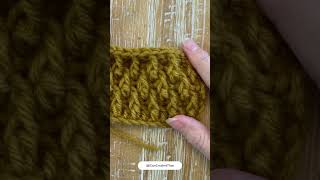 How to Crochet the Alpine Stitch crochet crochetstitch crochettablerunner icancrochetthat [upl. by Lemcke]