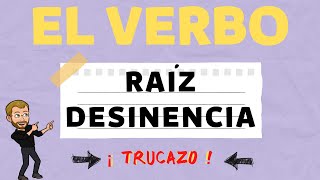 SEPARAR la RAÍZ y la DESINENCIA de los verbos Educación Primaria [upl. by Meelas]