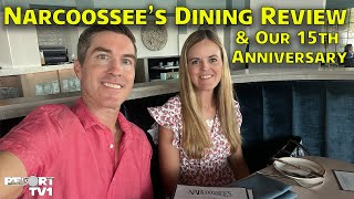 Disneys Narcoossees Dining Review at the Grand Floridian  Our 15th Anniversary [upl. by Robinette144]