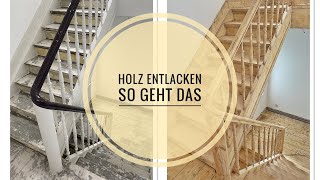 Die schnellste Methode das Holz abzuschleifen SANDSTRAHLEN [upl. by Chuah]