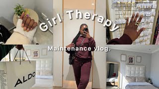 MAINTENANCE VLOG NAILS HAIR SHOPPING MINI HAUL NAMIBIAN YOUTUBER🇳🇦 [upl. by Wane339]