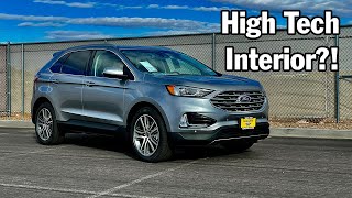 2022 Ford Edge Titanium Review  Tons of Technology for 45000 [upl. by Aiynat]