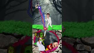 Dangerous 3 head chudel cartoon trending bhoot shortsviral animation motupatlu shortvideos [upl. by Eradis]