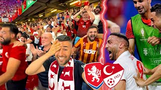 904 Der MOMENT als TÜRKEI Hamburg zum BEBEN bringt Tschechien vs Türkei EM Stadionvlog [upl. by Florio]