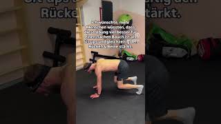 Die beste Übung für einen flachen Bauch 💯 health aesthetic flacherbauch homeworkout exercise [upl. by Baalman316]