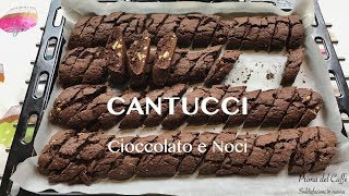 CANTUCCI cioccolato e noci [upl. by Akinyt]