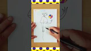 Drawing  Coloring Pages  Simple and fun  443 takeitandseeinterestingshorts [upl. by Ydde]