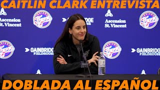 Caitlin Clark última entrevista como novata  Exit Interview [upl. by Alger589]