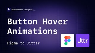 Button Hover Animation From figma to jitter [upl. by Ddahc320]