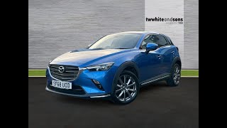 Mazda CX3 20 SKYACTIVG Sport Nav 5dr Manual Petrol Dynamic Blue 24567 Miles 3 Owners  SF68 UOD [upl. by Riha923]