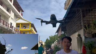 💢តេសបង្ហោះ Drone FPV S177 2024 ល្បឿនលឿន តម្លៃ5x💲 [upl. by Ylak]