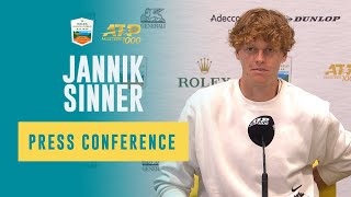 Jannik Sinner Press Conference After Defeating Holger Rune  Rolex Monte Carlo Masters 2024 [upl. by Dickenson]