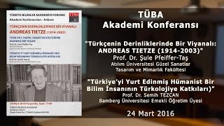 “Andreas Tietze 19142003 Türk Dili Tarihi Sanatı ve Kültürüne Adanmış Bir Yaşam” [upl. by Mitchel981]