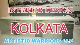 Luxury Office Interior  Commercial Office Interior in Kolkata  Artistic Warriors Llp [upl. by Aissatsan569]