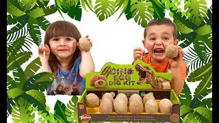 DIY Dinosaur Dig Kit Fun Educational Toys for Kids [upl. by Zohara623]