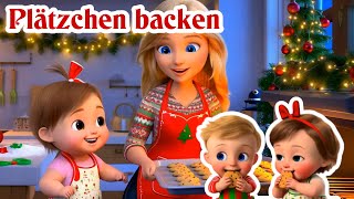 Plätzchen backen 🍪 Selbst geschriebenes Kinderlied für kleine Bäcker zur Weihnachtszeit 🌄 [upl. by Edgerton328]