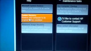 HOW TO RESTORE HP ORGINAL FACTORY SETUP REVIEW [upl. by Ynnij]