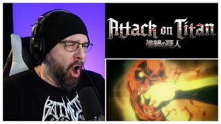 ATTACK ON TITAN 4X6 REACTION The war hammer titan Shingeki No Kyojin [upl. by Yenterb60]